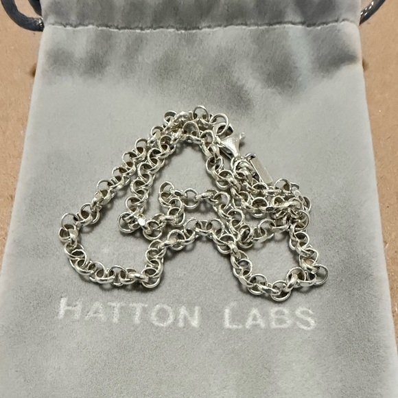 HATTON LABS
Sterling Silver Diamond Cut Belcher Necklace - Picture 3 of 5